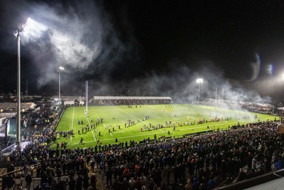 241026 - Ospreys v Dragons - United Rugby Championship - General view of St Helens