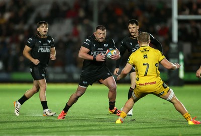 241026 - Ospreys v Dragons - United Rugby Championship - Sam Parry of Ospreys 
