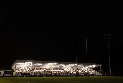 241026 Ospreys v Dragons RFC, BKT United Rugby Championship - A general view of the stands at the newly developed St Helens