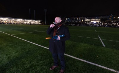 241026 Ospreys v Dragons RFC, BKT United Rugby Championship - Calon Lan is sung ahead of the start of the match