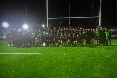 241026 - Ospreys v Dragons RFC - United Rugby Championship - Ospreys team photo