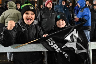241026 - Ospreys v Dragons RFC - United Rugby Championship - Fans
