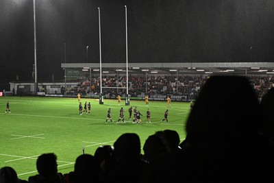241026 - Ospreys v Dragons RFC - United Rugby Championship - General view of play
