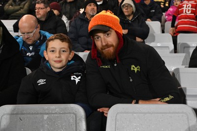241026 - Ospreys v Dragons RFC - United Rugby Championship - Fans