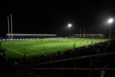 241026 - Ospreys v Dragons RFC - United Rugby Championship - A general view of play