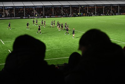 241026 - Ospreys v Dragons RFC - United Rugby Championship - A general view of play
