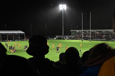 241026 - Ospreys v Dragons RFC - United Rugby Championship - A general view of play