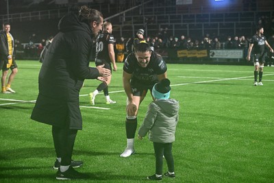 241026 - Ospreys v Dragons RFC - United Rugby Championship - Owen Watkin of Ospreys at full time