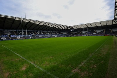 260425 - Ospreys v Dragons RFC - United Rugby Championship - General view inside the Swanseacom Stadium