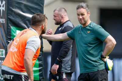 260425 - Ospreys v Dragons RFC - United Rugby Championship - Ospreys Head Coach Mark Jones