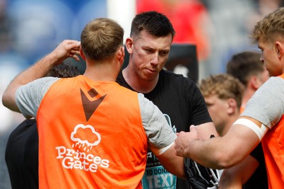 260425 - Ospreys v Dragons RFC - United Rugby Championship - Adam Beard of Ospreys 
