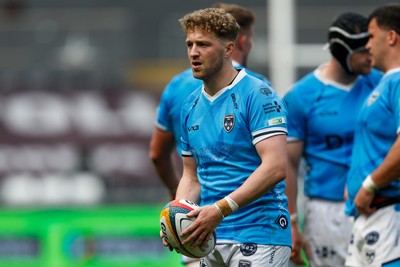 260425 - Ospreys v Dragons RFC - United Rugby Championship - Angus O’Brien of Dragons