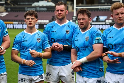 260425 - Ospreys v Dragons RFC - United Rugby Championship - Dan Lydiate of Dragons