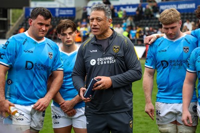 260425 - Ospreys v Dragons RFC - United Rugby Championship - Dragons Head Coach Filo Tiatia