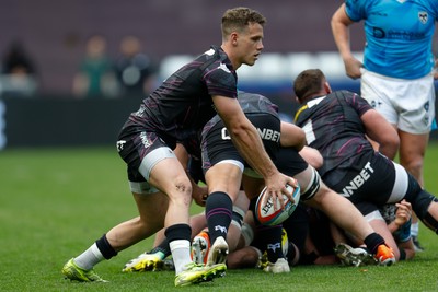 260425 - Ospreys v Dragons RFC - United Rugby Championship - Kieran Hardy of Ospreys