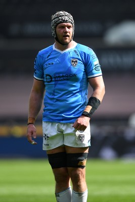 260425 - Ospreys v Dragons RFC - United Rugby Championship - Dan Lydiate of Dragons