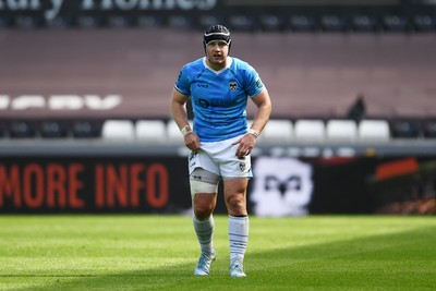 260425 - Ospreys v Dragons RFC - United Rugby Championship - Rhodri Jones of Dragons
