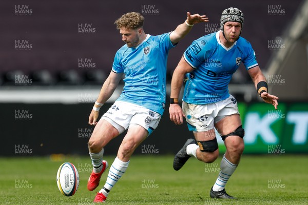 260425 - Ospreys v Dragons RFC - United Rugby Championship - Angus O’Brien of Dragons