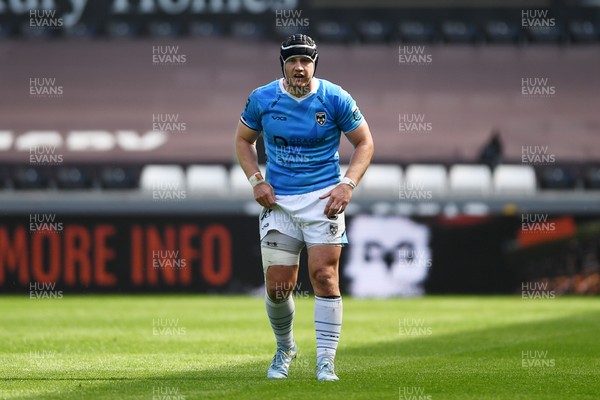 260425 - Ospreys v Dragons RFC - United Rugby Championship - Rhodri Jones of Dragons