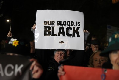 310126 - Ospreys v Dragons - United Rugby Championship - Fans protest before the game