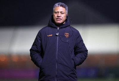 310126 - Ospreys v Dragons - United Rugby Championship - Dragons Head Coach Filo Tiatia