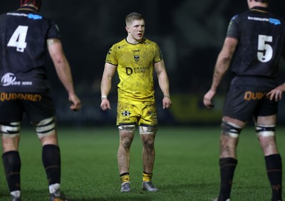 310126 - Ospreys v Dragons - United Rugby Championship - Harry Beddall of Dragons 