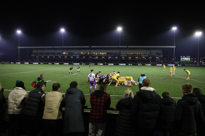 310126 - Ospreys v Dragons - United Rugby Championship - Scrum