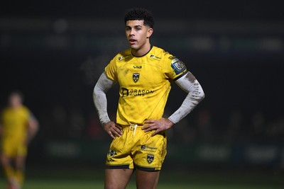 310126 - Ospreys v Dragons RFC - United Rugby Championship - Rio Dyer of Dragons