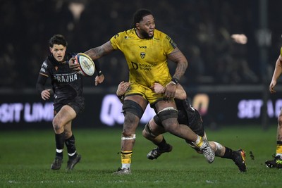 310126 - Ospreys v Dragons RFC - United Rugby Championship - Levi Douglas of Dragons 