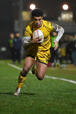 310126 - Ospreys v Dragons RFC - United Rugby Championship - Rio Dyer of Dragons