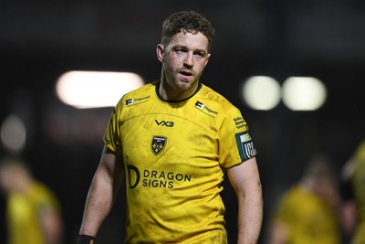 310126 - Ospreys v Dragons RFC - United Rugby Championship - Angus O'Brien of Dragons