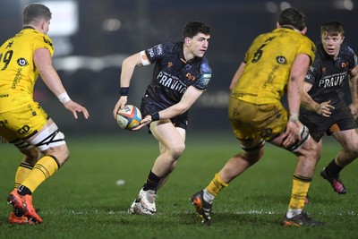 310126 - Ospreys v Dragons RFC - United Rugby Championship - Lewis Lloyd of Ospreys