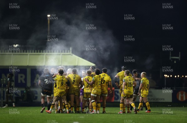 310126 - Ospreys v Dragons - United Rugby Championship - Tension between the teams