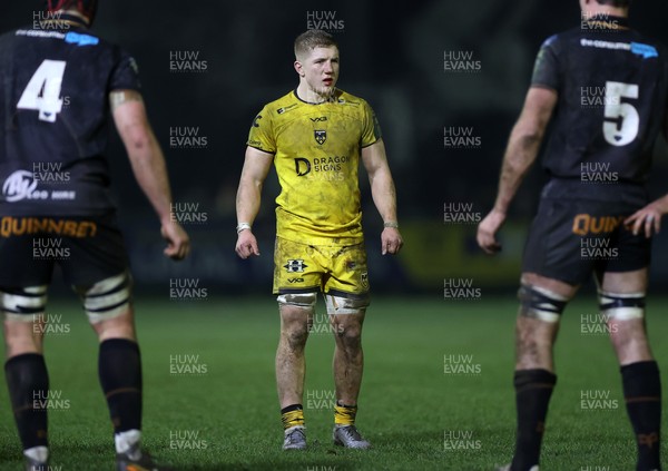 310126 - Ospreys v Dragons - United Rugby Championship - Harry Beddall of Dragons 