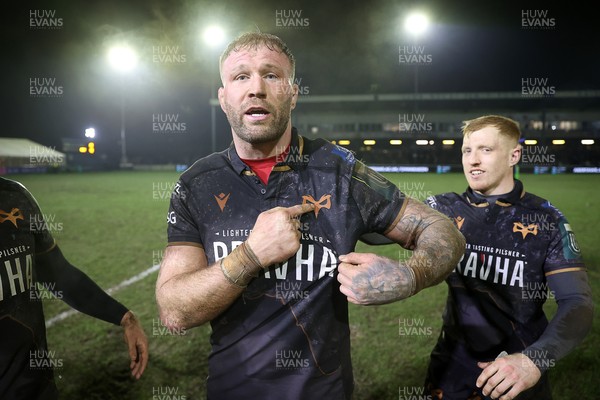 310126 - Ospreys v Dragons - United Rugby Championship - Ross Moriarty of Ospreys 
