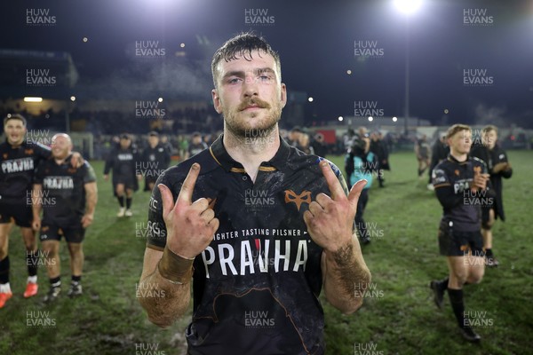 310126 - Ospreys v Dragons - United Rugby Championship - James Ratti of Ospreys at full time