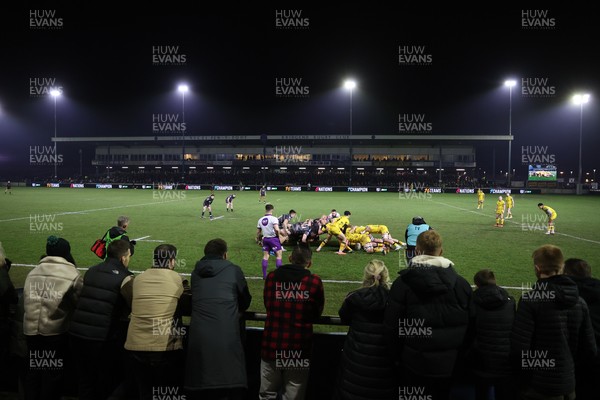 310126 - Ospreys v Dragons - United Rugby Championship - Scrum
