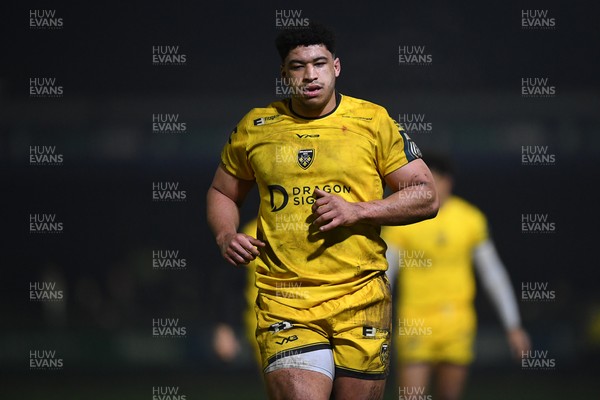 310126 - Ospreys v Dragons RFC - United Rugby Championship - Jordan Morris of Dragons