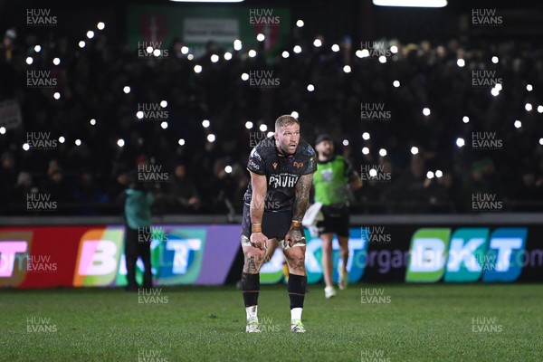 310126 - Ospreys v Dragons RFC - United Rugby Championship - Ross Moriarty of Ospreys