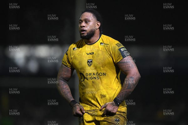 310126 - Ospreys v Dragons RFC - United Rugby Championship - Levi Douglas of Dragons