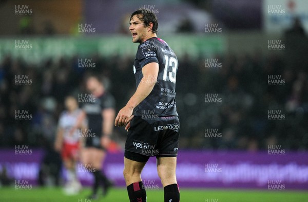 190216 - Ospreys v Edinburgh - Guinness PRO12 -JJ Engelbrecht of Ospreys