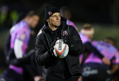 230126 - Ospreys v Emirates Lions - United Rugby Championship - Lions Head Coach Ivan van Rooyen 