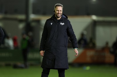 230126 - Ospreys v Emirates Lions - United Rugby Championship - Ospreys Head Coach Mark Jones 
