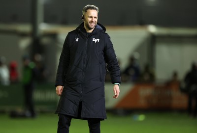 230126 - Ospreys v Emirates Lions - United Rugby Championship - Ospreys Head Coach Mark Jones 