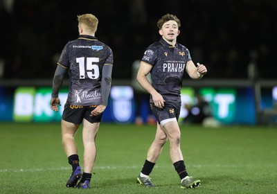 230126 - Ospreys v Emirates Lions - United Rugby Championship - Dan Edwards of Ospreys 