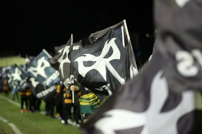 230126 - Ospreys v Emirates Lions - United Rugby Championship - Ospreys tackle bags