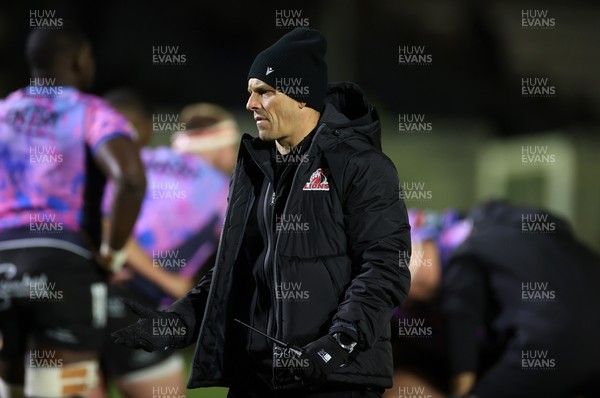 230126 - Ospreys v Emirates Lions - United Rugby Championship - Lions Head Coach Ivan van Rooyen 