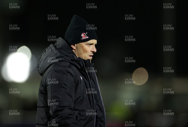 230126 - Ospreys v Emirates Lions - United Rugby Championship - Lions Head Coach Ivan van Rooyen 