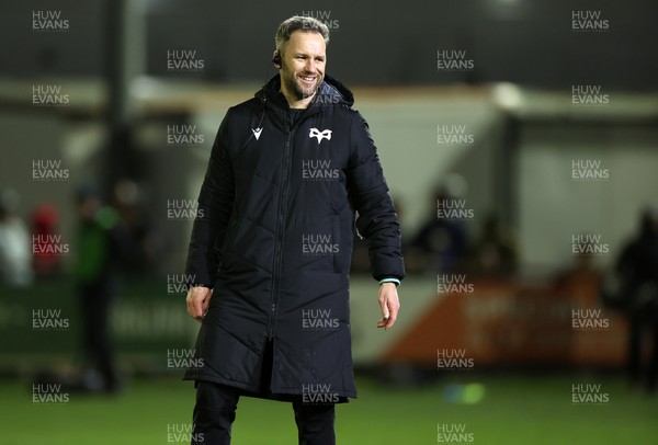 230126 - Ospreys v Emirates Lions - United Rugby Championship - Ospreys Head Coach Mark Jones 