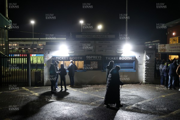 230126 - Ospreys v Emirates Lions - United Rugby Championship - General View of Brewery Field